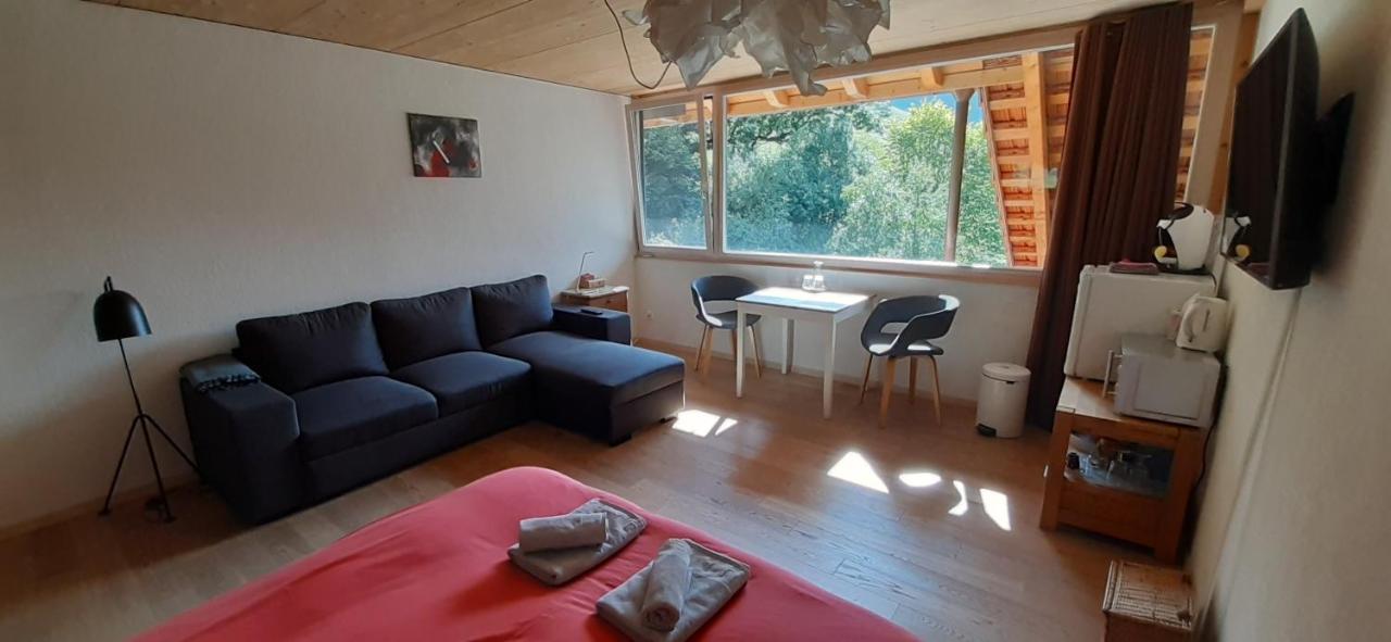 Apartmán La Joux Chaupe Saint-Ursanne Exteriér fotografie