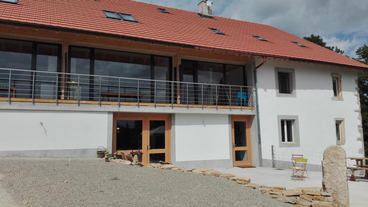 Apartmán La Joux Chaupe Saint-Ursanne Exteriér fotografie