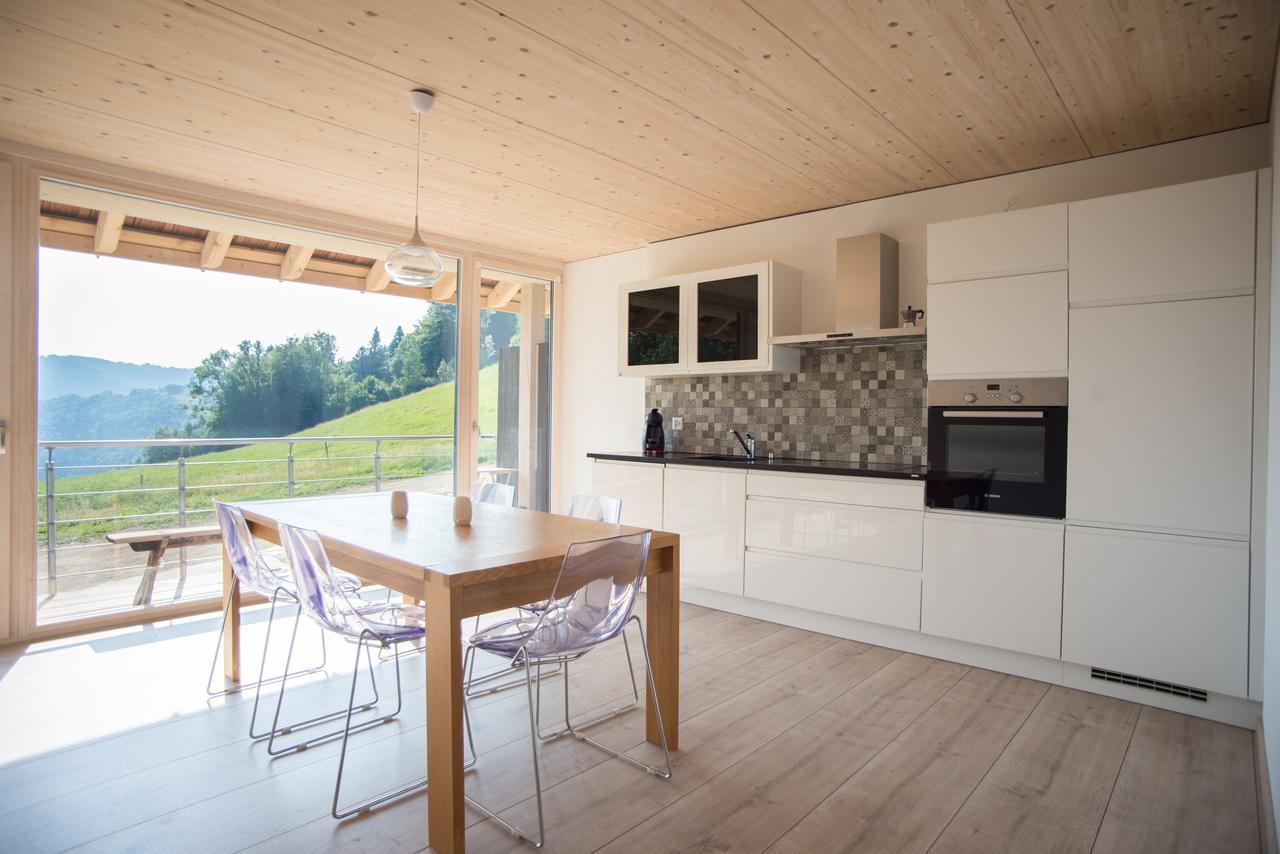 Apartmán La Joux Chaupe Saint-Ursanne Exteriér fotografie