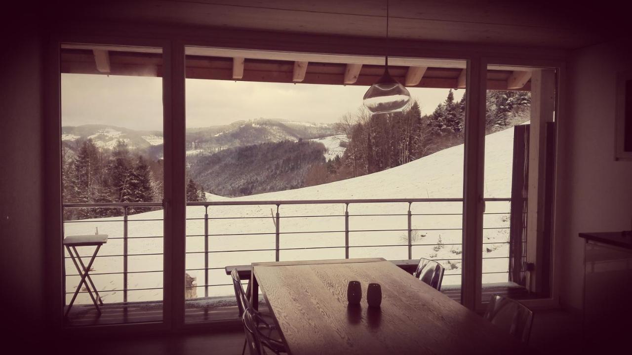 Apartmán La Joux Chaupe Saint-Ursanne Exteriér fotografie