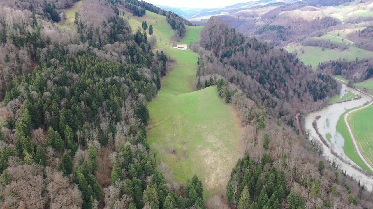 Apartmán La Joux Chaupe Saint-Ursanne Exteriér fotografie